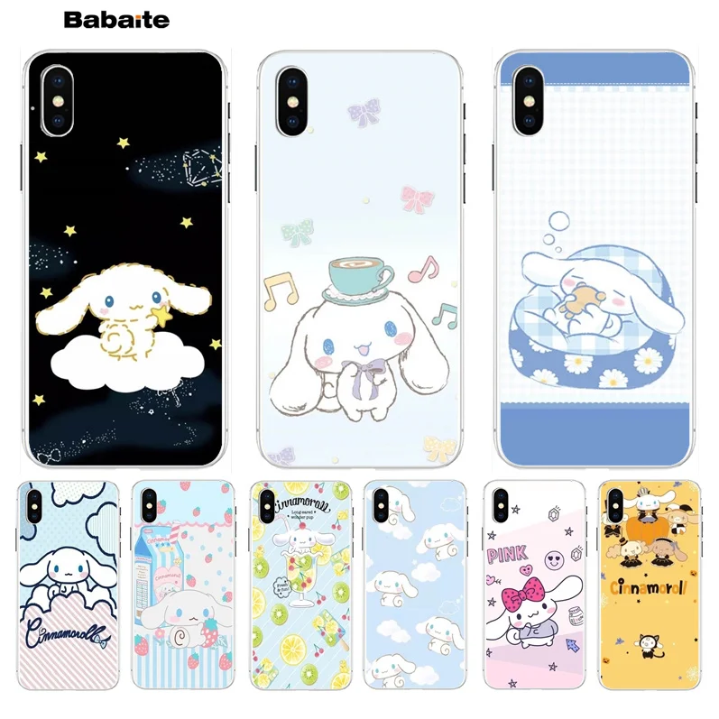 Babaite cinnamoroll Модный чехол для телефона с принтом, аксессуары для Apple iPhone 8 7 6 6S Plus X XS max 5 5S SE XR