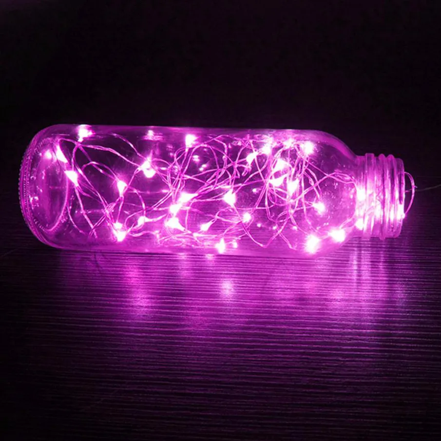 2 м 20LED Рождественская елка украшения медный провод струнные светильник для