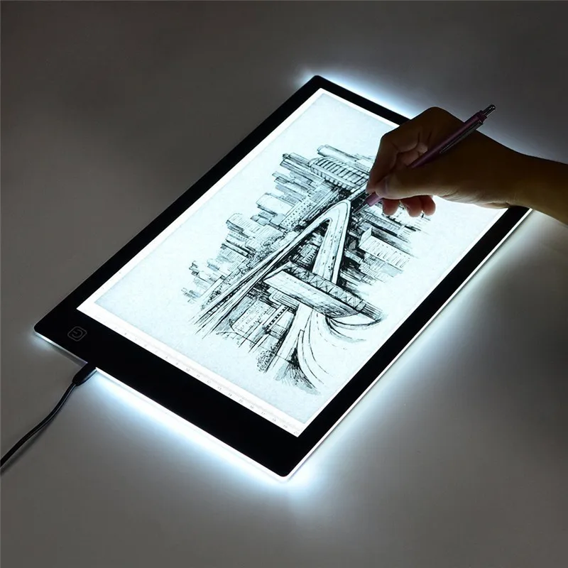 Wrumava A4 LED Light Box Tracer USB Power Cable Dimmable Brightness Artcraft Tracing Pad for Artists Drawing Sketching | Лампы и