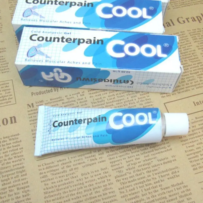 30 г Таиланд Counterpain Прохладный обезболивающая мазь снимает суставные боли артрита