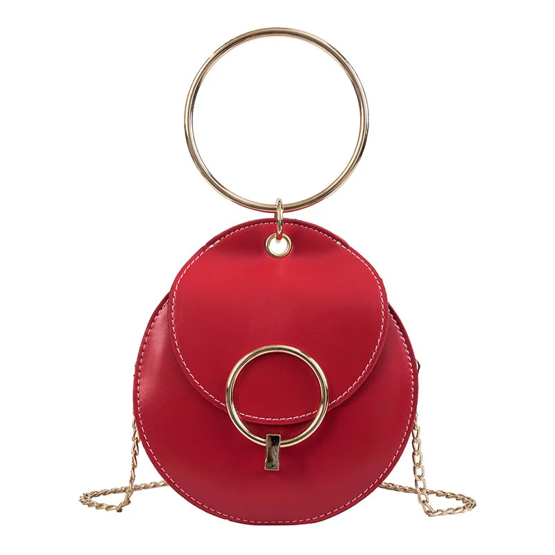 Мини сумка тоут с металлическим кольцом 2019 летняя модная новая качественная