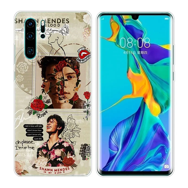Мягкий силиконовый чехол с Шоном мендесом 98 Для Huawei P30 P20 Pro P10 P9 P8 Lite 2017 P Smart Z Plus 2019