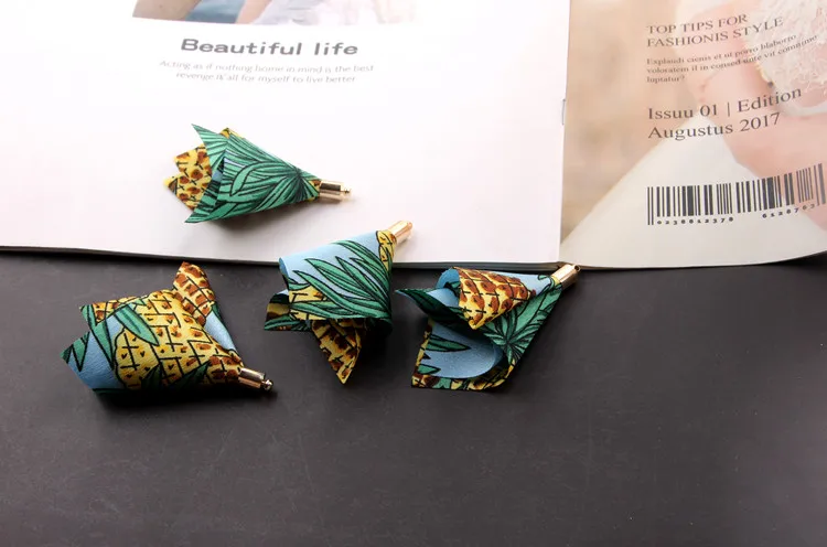 Разноцветный цветочный головной убор Серьги Подвески шармы Diy ювелирные изделия