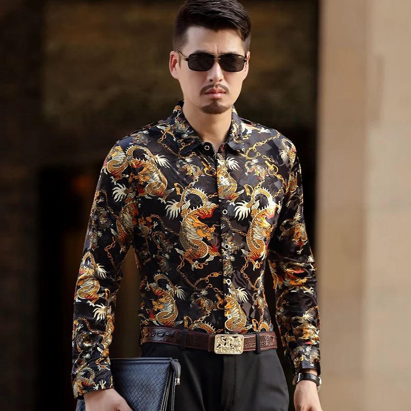 2017 Мужская Повседневная приталенная рубашка с длинным рукавом новый дизайн