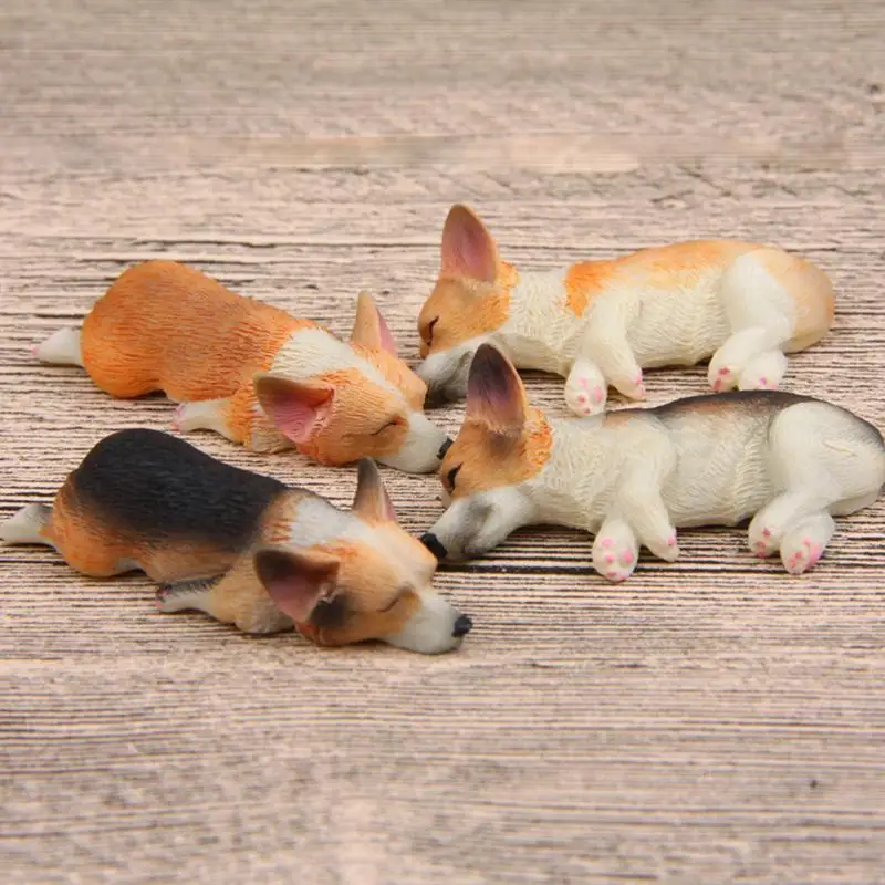 3d статуя собаки Corgi фотообои украшение для дома бесплатная доставка|refrigerator