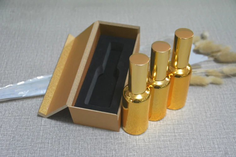 4 шт. позолоченные бутылки с насосом для лосьона 50 мл | Красота и здоровье
