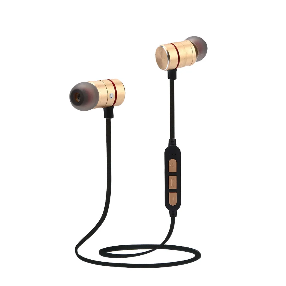 VOBERRY беспроводные Bluetooth универсальные V4.2 стерео наушники Магнитная Спортивная