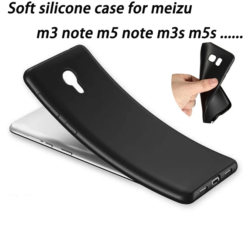 Мягкий чехол из ТПУ для Meizu M3 Note силиконовый мягкий M5 M6 M3s M5s с полным покрытием MeilanX