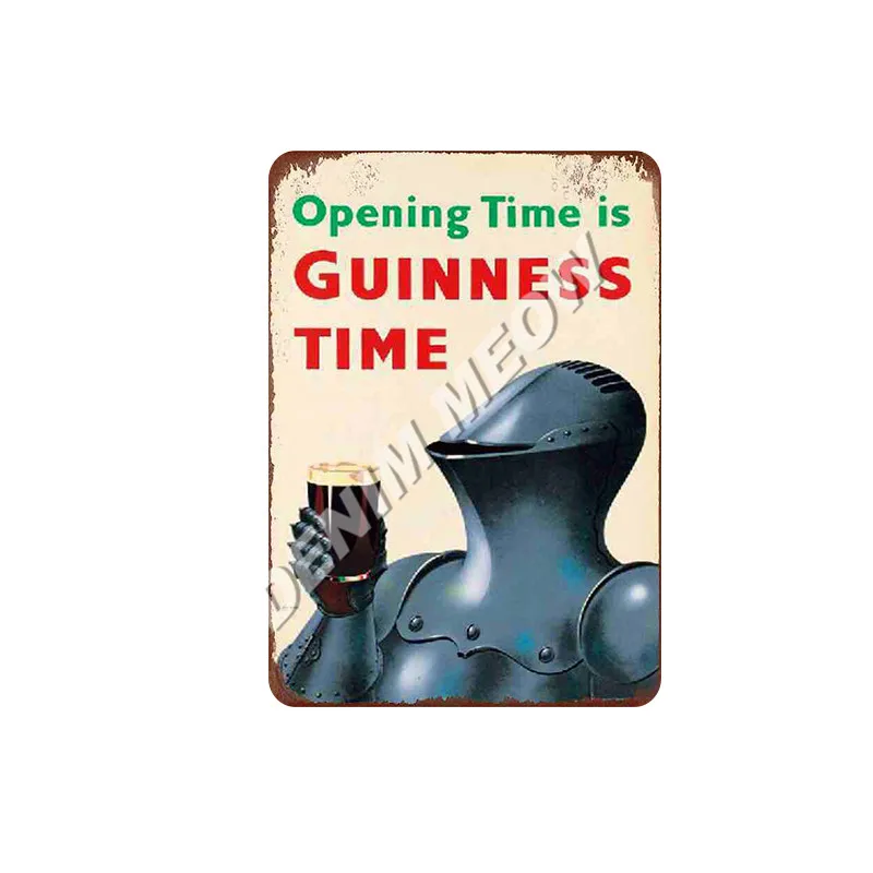 1 My goodth My Guinness металлические жестяные знаки темное пиво винтажная живопись плакат паб казино бар украшения потертый шик домашний декор WY56 - Цвет: 1