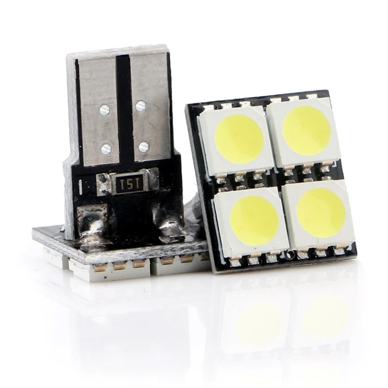 KEYECU 50X Canbus без ошибок Белый T10 Клин 5050 4SMD168 194 W5W внутренняя Светодиодная лампа