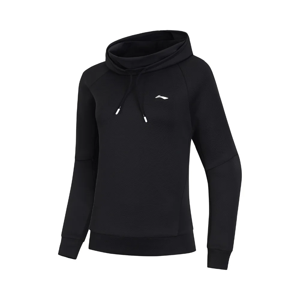 (Код Break) Li Ning женский тренировочный свитер с капюшоном свободный крой 92%