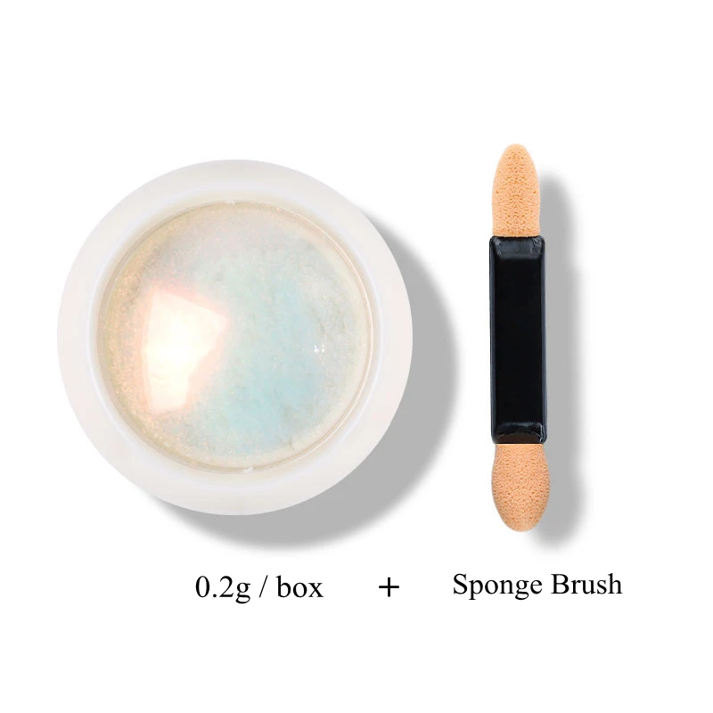 

0.2g/box Shell Mermaid Pearl Mirror Effect Glitter Powder Fairy Rainbow Nail Art Decorations Manicure Polish Design Pigment Dust