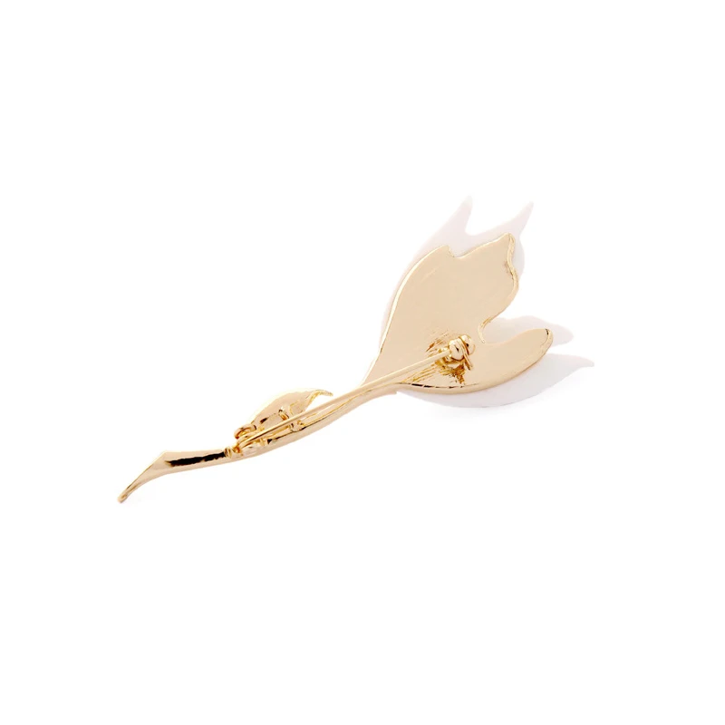 Индивидуальность креативная смола брошь в форме лилии булавка модная женская