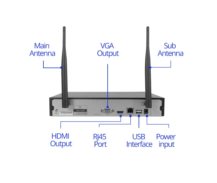 Wetrans камера безопасности Система 8CH 1080P NVR видеонаблюдение 4 Wifi камера s с HDD 2MP HD открытый Домашний Беспроводной комплект видеонаблюдения