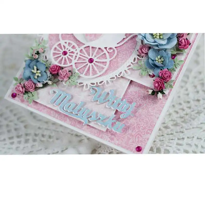 Металлические штампы для вырезания штамповочная форма с польским языком hello