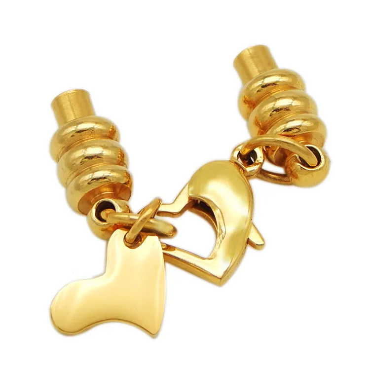 Застежка карабин с отверстием для ювелирных изделий 3 мм 4 мм|jewelry findings|heart lobster