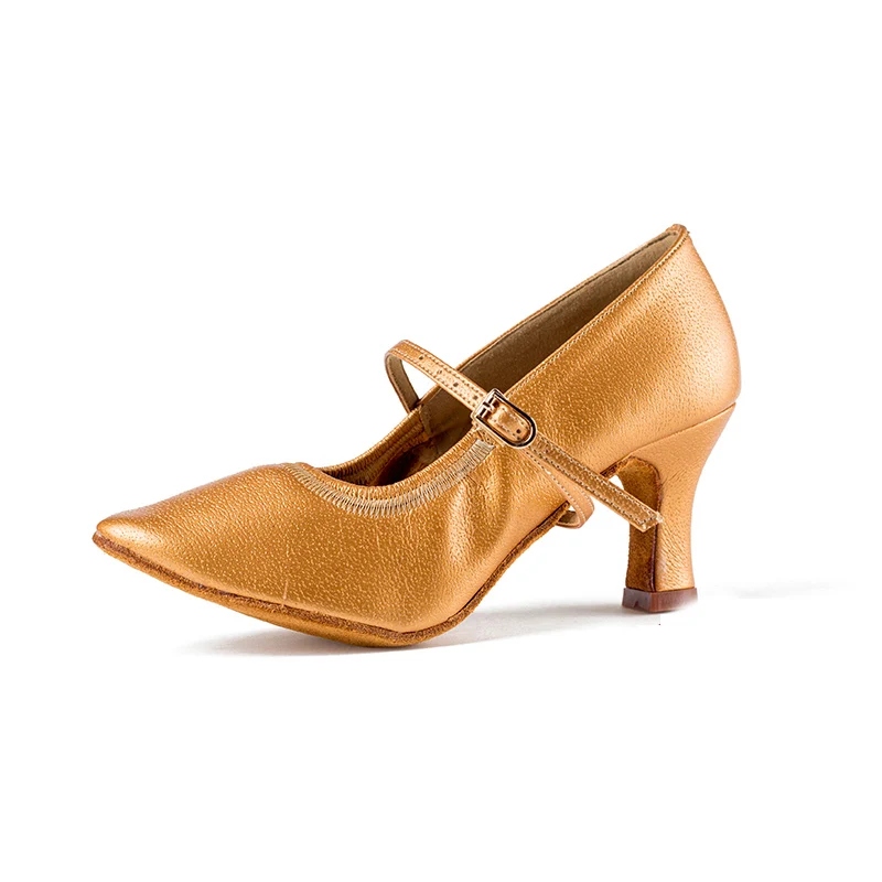 Женские туфли для латиноамериканских танцев BD белые спортивные из натуральной