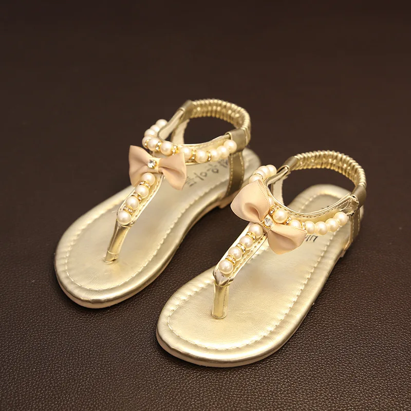 Новый Обувь для девочек летние босоножки из искусственной кожи детей Туфли без