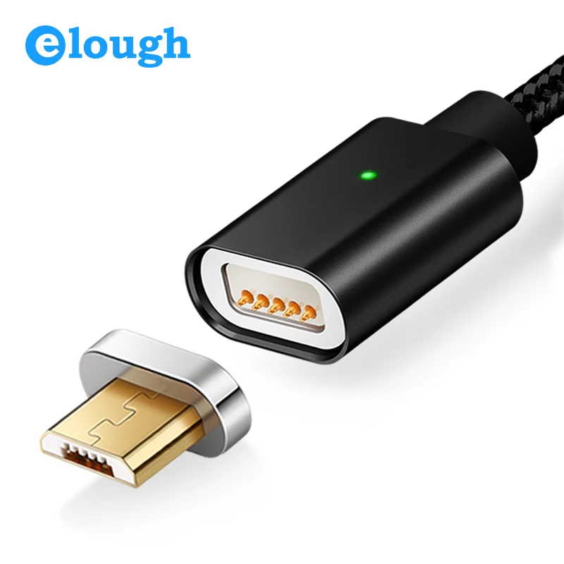 Магнитный USB кабель Elough E04 для быстрой зарядки и синхронизации данных Microusb