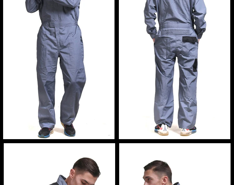 Men cotton coverall workwear suit mining work wear overalls Plus Size mechanic carpenter repairman Siamese overalls 2019New