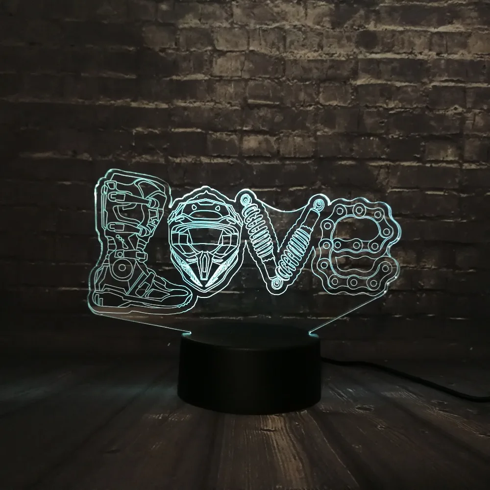 Новый 3D светодиодный ночник настольная Лава Lampara RGB 7 цветов меняющая любовь обувь