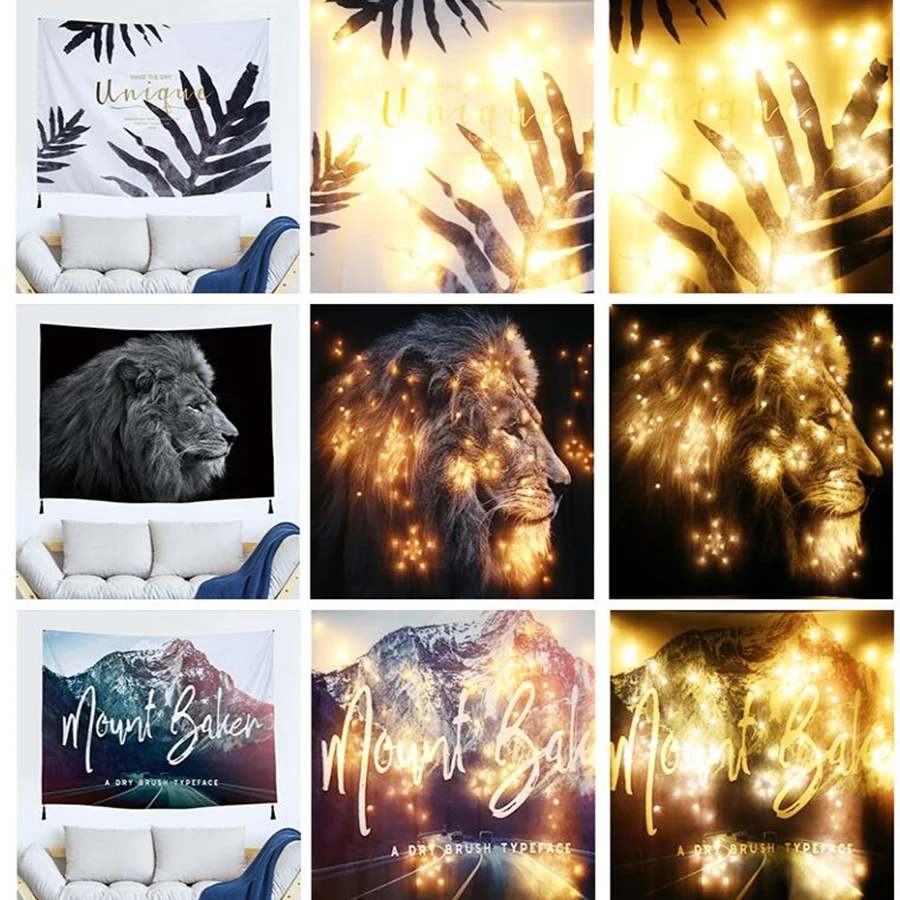 GNORRIS Настенный декор МАНДАЛА ГОБЕЛЕН настенный Бохо пляжное полотенце Коврик для