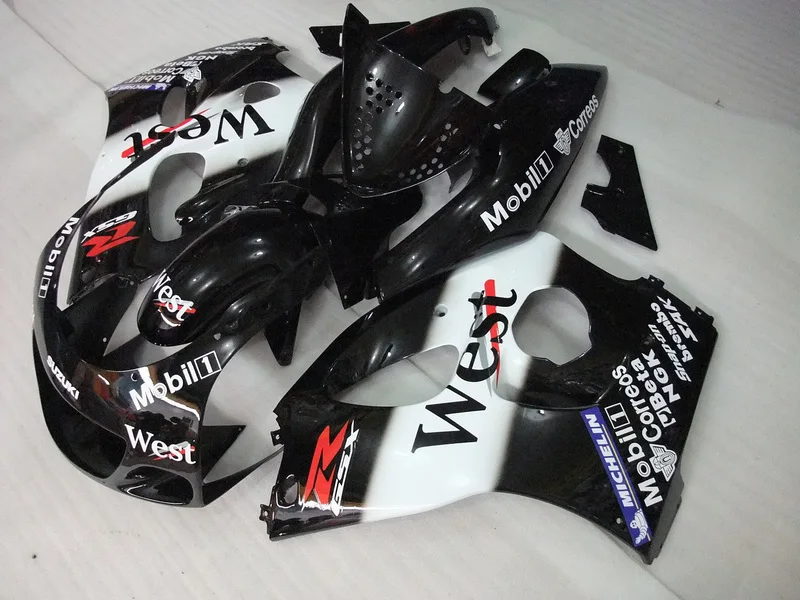 

For SUZUKI GSX-R600 96 97 GSX R600 96-00 GSXR 600 98 99 00 GSXR600 96 1996 1997 1998 1999 2000 WEST BLACK Fairing