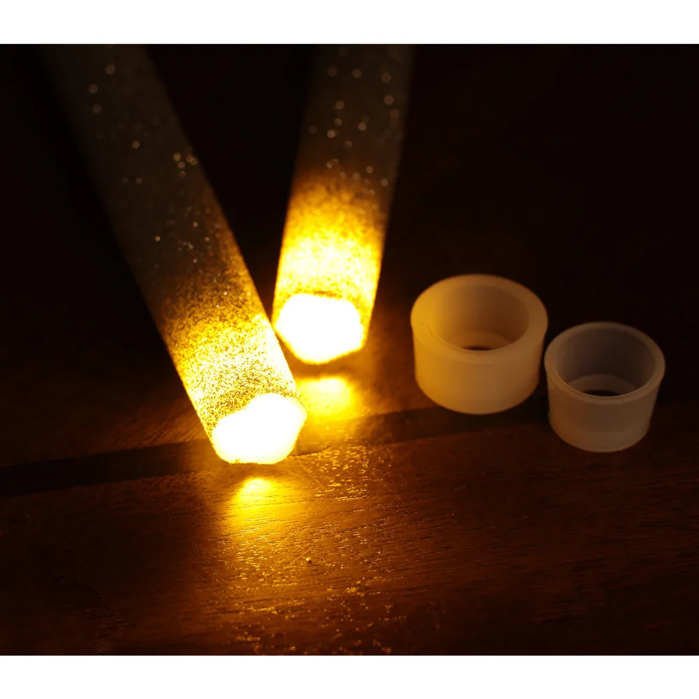 Домашний впечатления Батарея управляемая Беспламенное воск плавится Led конус