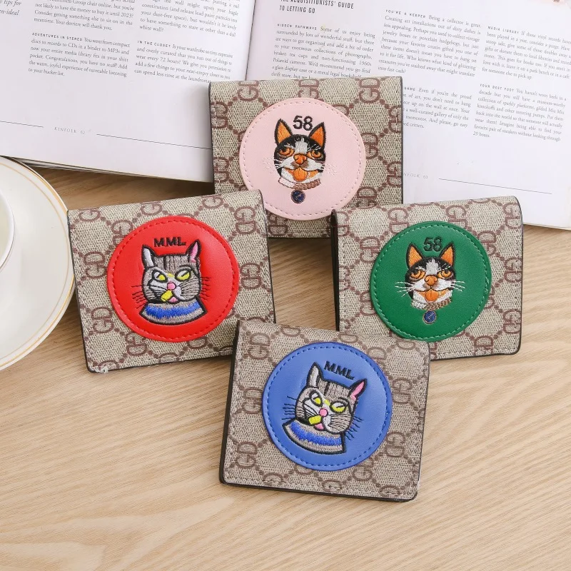 Женский кошелек женский короткий в европейском и американском ретро стиле