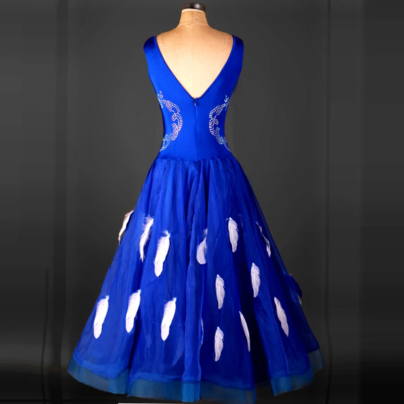

Ballroom dance costume sexy senior diamond long sleeves ballroom dance dress for women ballroom dance competition dresses S-4XL