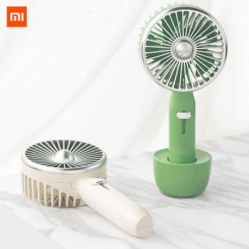 Xiaomi Mijia Guildford ручные вентиляторы работающий на перезаряжаемой батарее