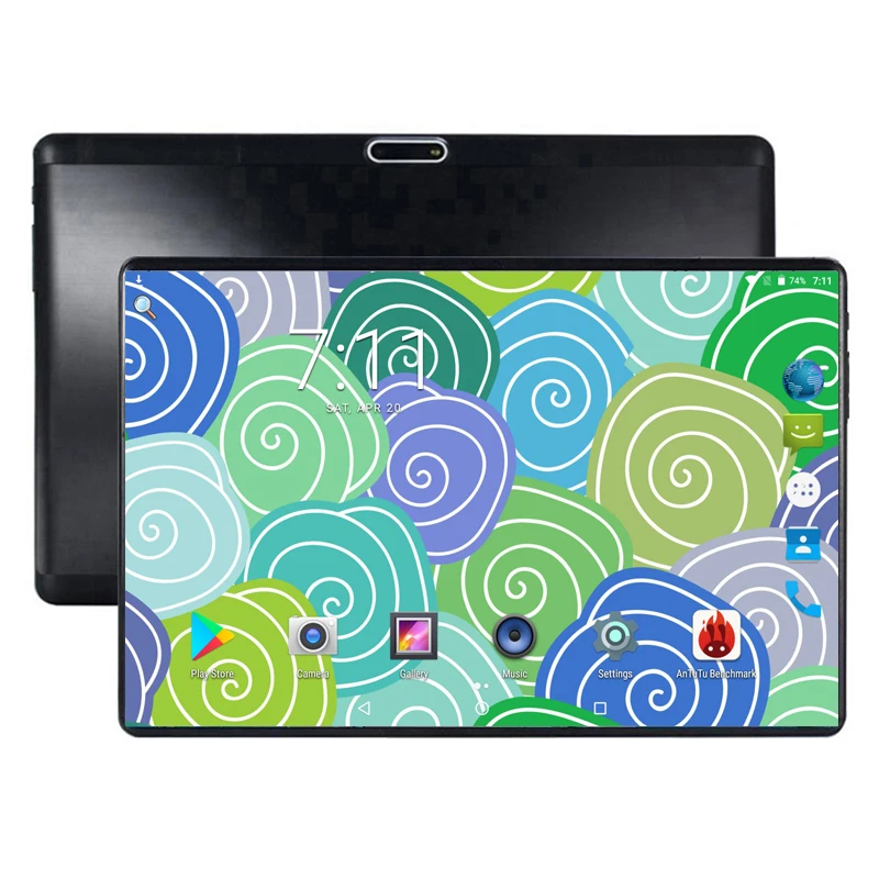 10 дюймовый планшет с восьмиядерным процессором Android 8 0 ОЗУ 6 ГБ ПЗУ 64 4G LTE 1280x800 IPS 2.5D