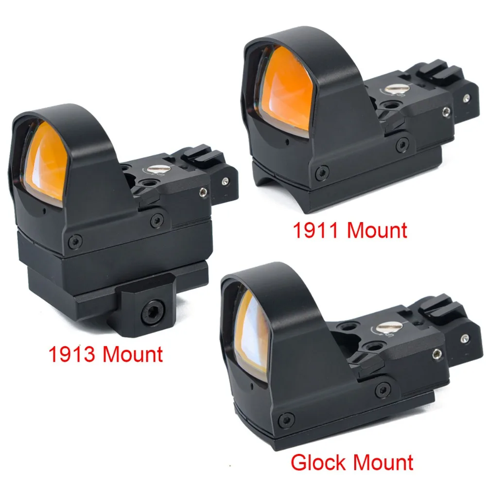 Тактические охотничьи принадлежности для пистолета Глок Reflex Red Dot Sight 3,25 MOA Scope Fit Glock 1911 1913 Mount
