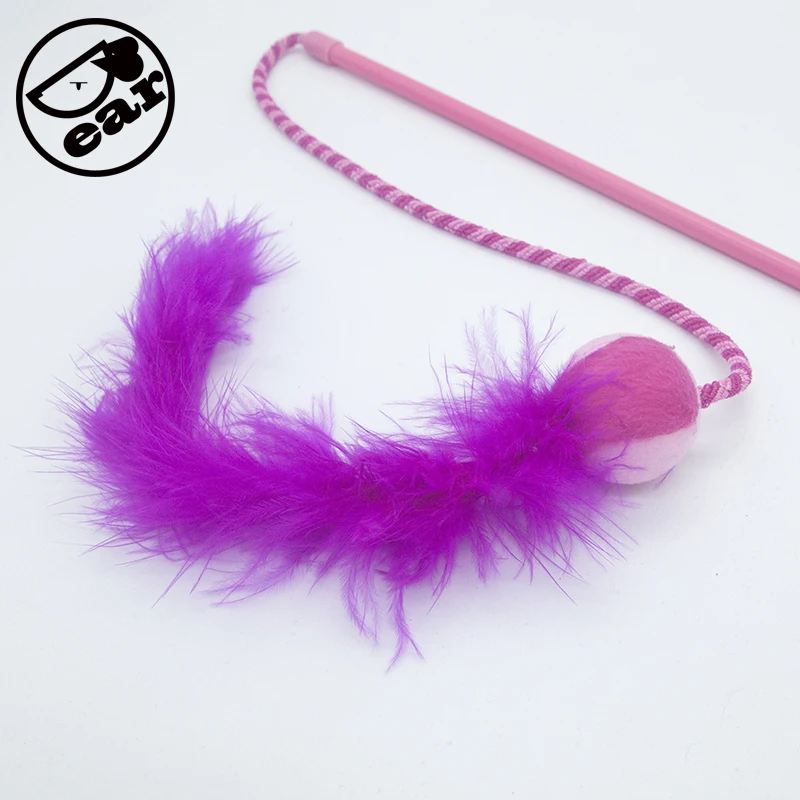 10 шт./лот игрушка кошка перо котенок забавные интерактивные игрушки тизер