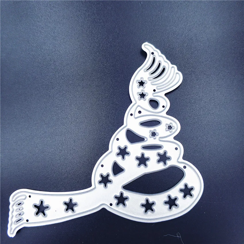 Металлический трафарет Craft шарф со снежинками из углеродной стали для тиснения