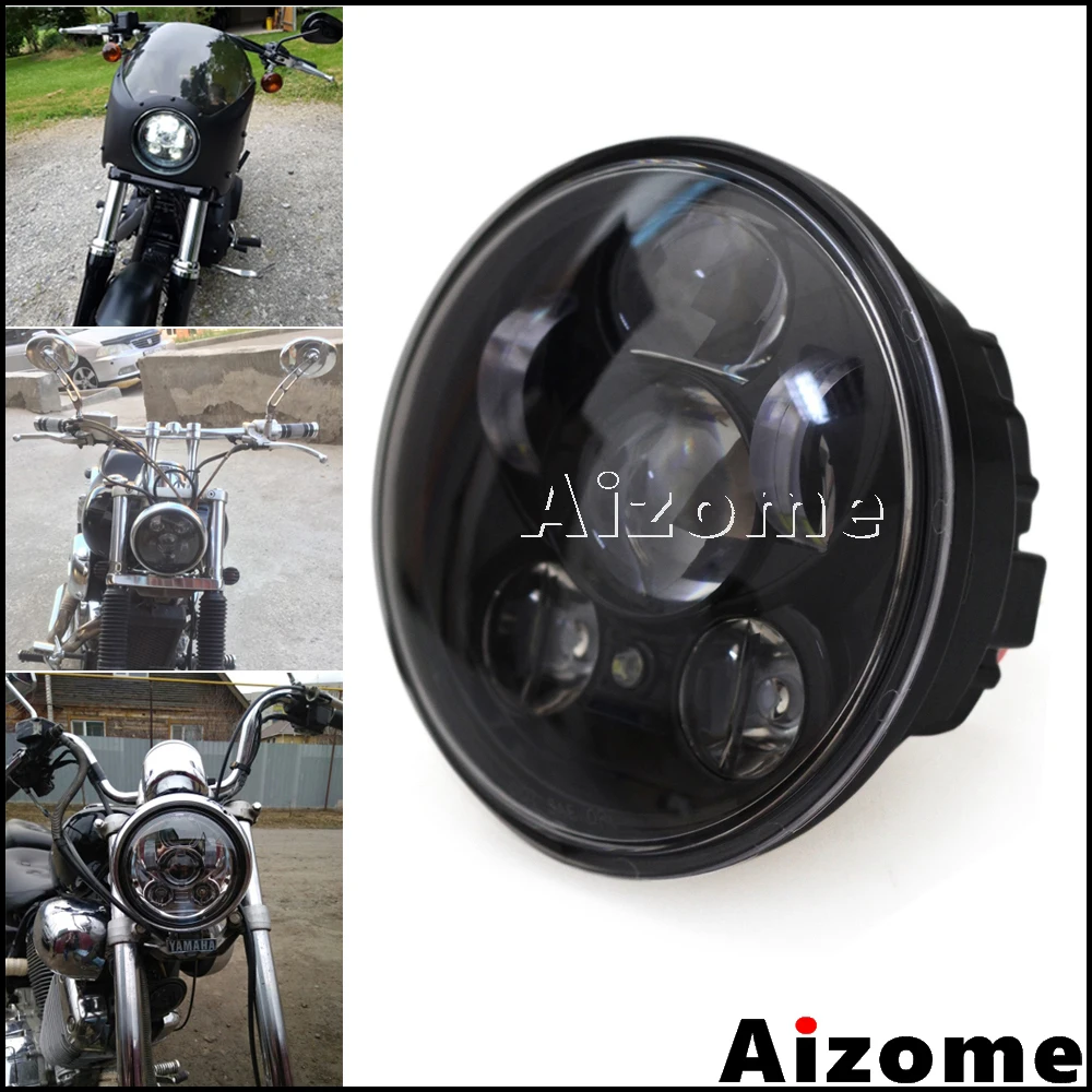 Налобный фонарь для мотоцикла светодиодный 5 75 дюйма Harley Sportster Dyna Softail XL 1200 883 FXD FXS