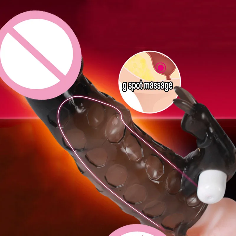 Супер мягкий вибрирующий петух рукав многоразовые презервативы пенис