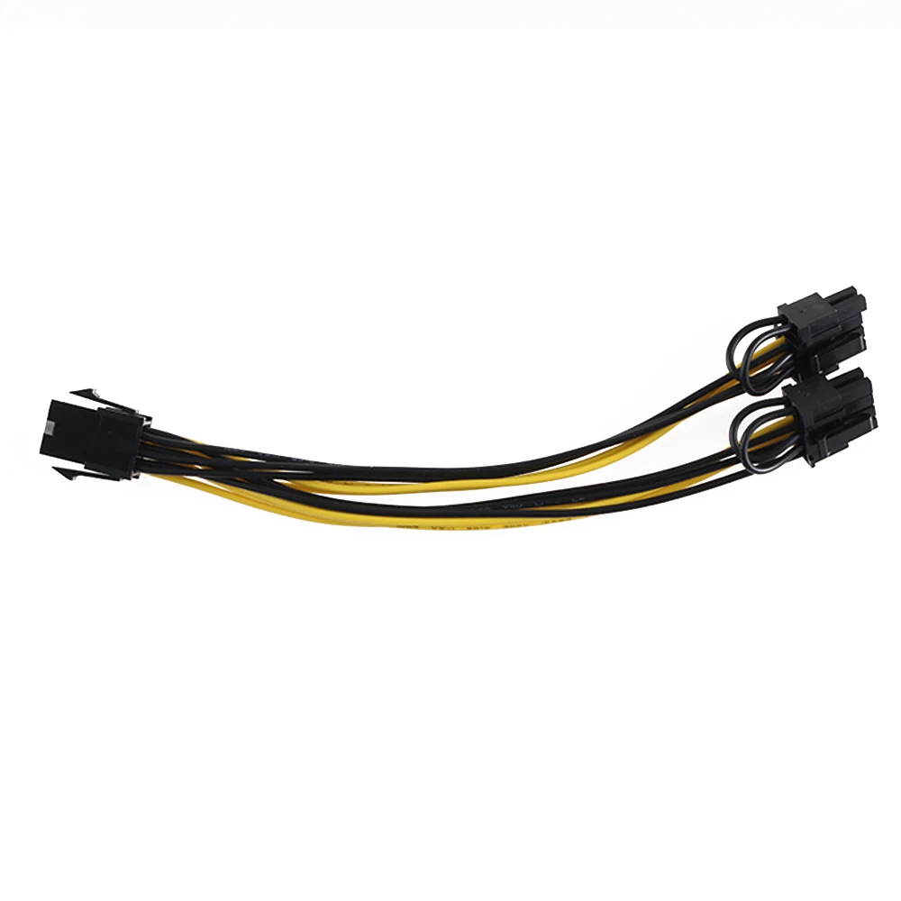 1 шт. 6 Контактный Модуль PCI E гнездовой двойной 8 контактный + 2P Кабель адаптер