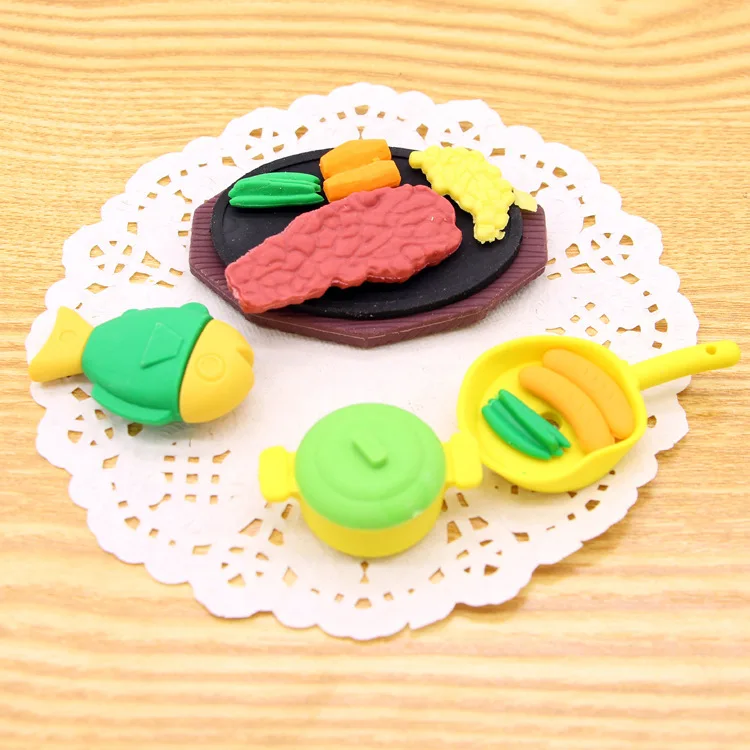 Ластик карандаш креативный резиновый с милым слоном для школьников 8