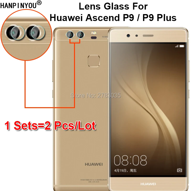 

Прозрачная ультратонкая Защитная пленка для объектива задней камеры Huawei Ascend P9 Plus, 1 комплект = 2 шт./лот