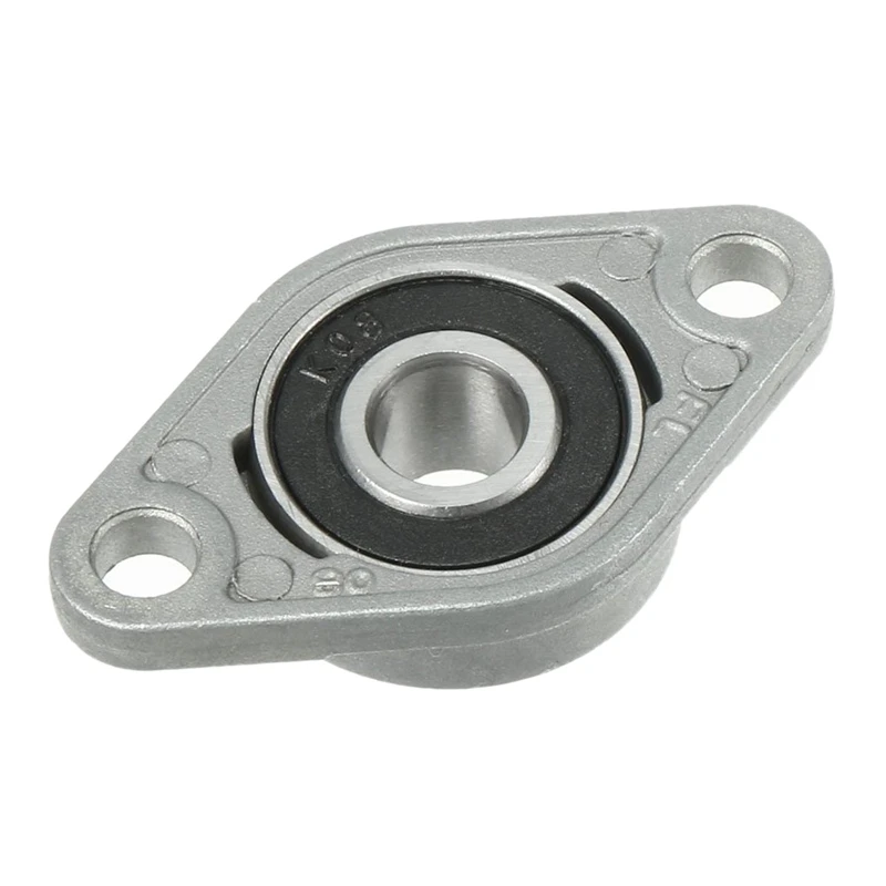 4Pcs Kfl08 Pillow Block Bearing 8Mm Bore Diameter Zinc Alloy Rhombic Flange For Cnc | Обустройство дома