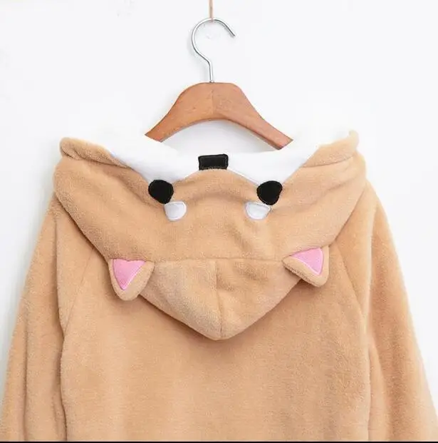 Hot!!Harajuku Japanese Kawaii Hoodies Women Sweatshirts With Ears Cute Doge Muco Winter Plush Lovely ! Anime Hooded | Женская одежда