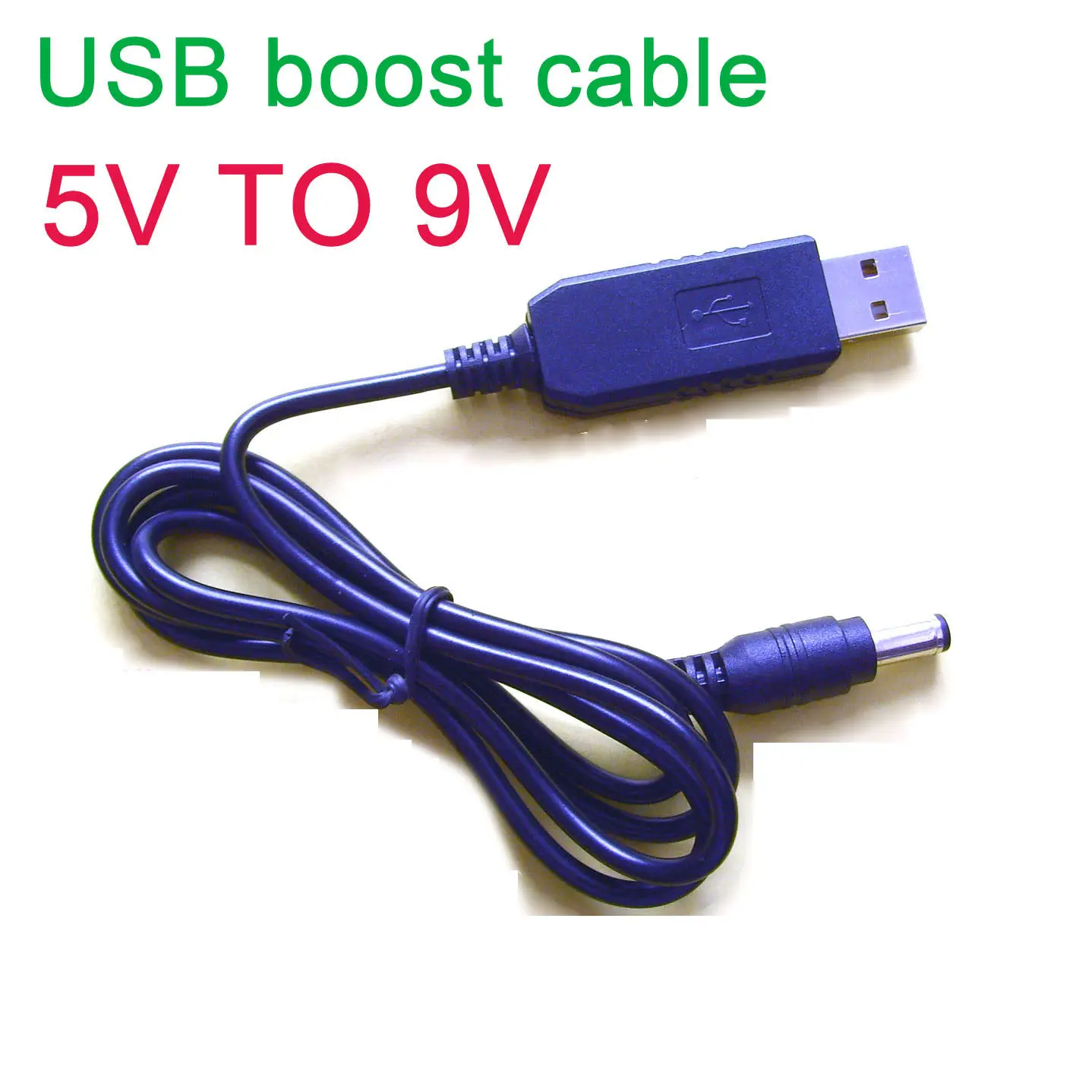 Новый 6 Вт USB Boost кабель DC 5 в шаг до 9 преобразователь напряжения зарядное