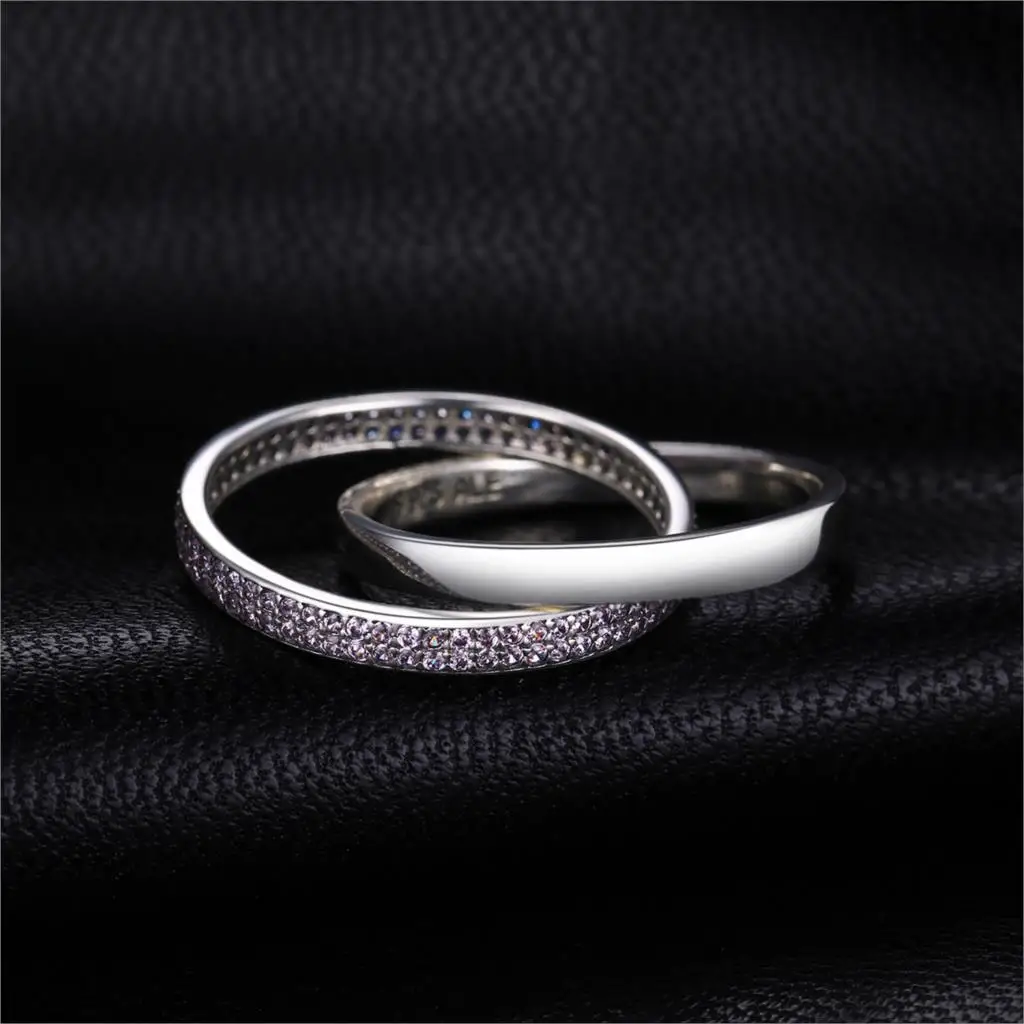 Jewelrypalace стерлингового серебра 925 Serenity любовь кольцо Новая мода Серебряные кольца