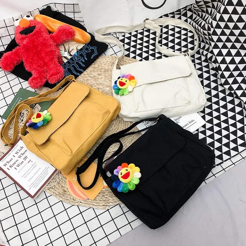 Женские сумки на плечо 2019 новые модные холщовые женские повседневные