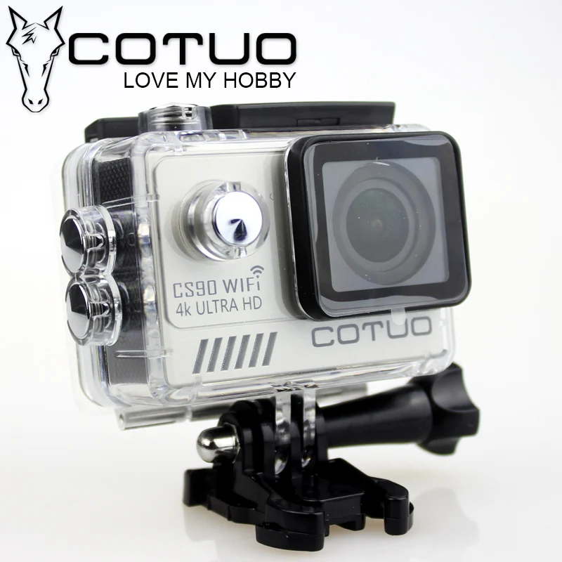 Спортивная Экшн камера COTUO CS90 NTK96660 4K Ultra HD 2K 30fps Gyro 2 0 &quotlcd 30m Водонепроницаемая для