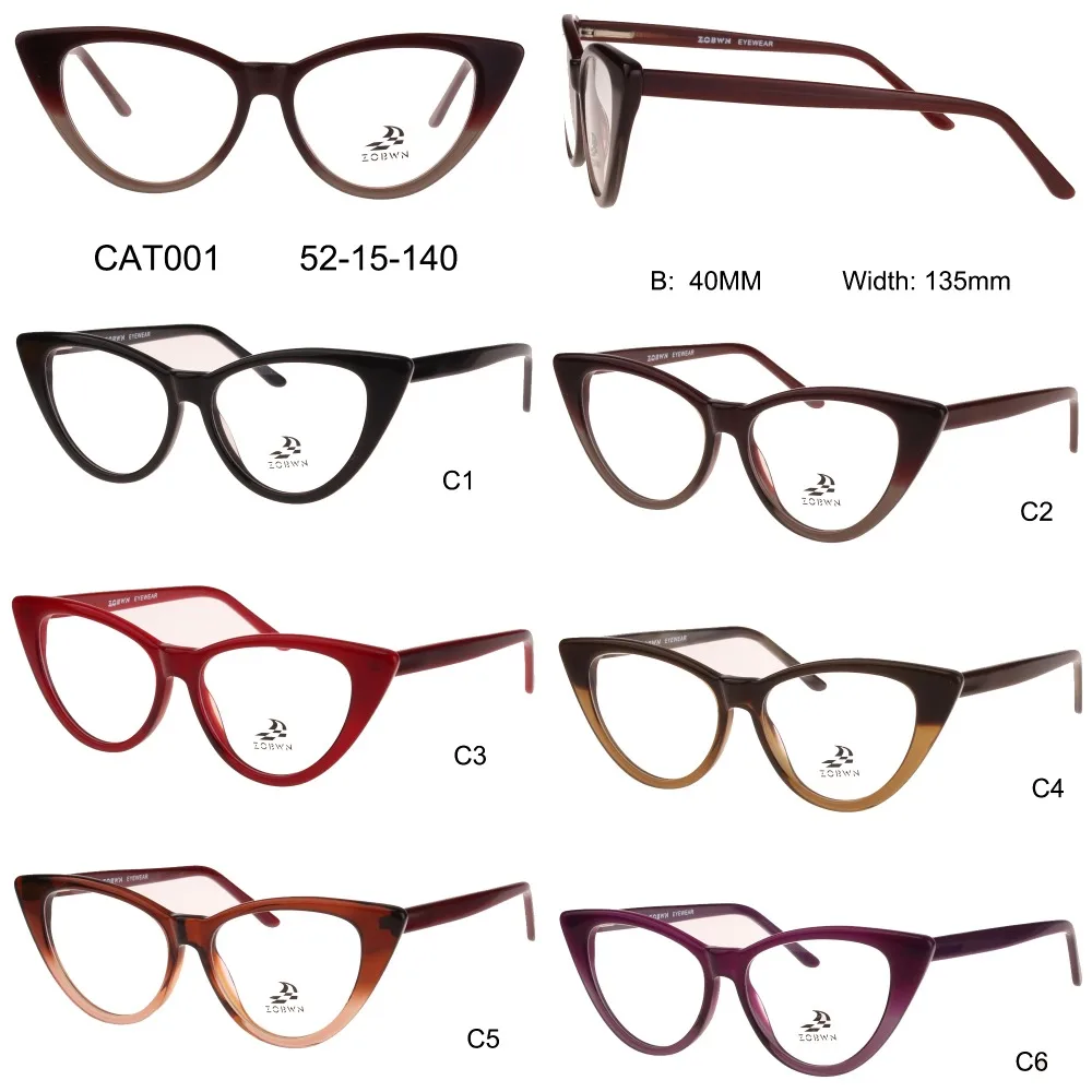 ZOBWN кошачий глаз очки женские traval gafas модные стеклянные женские очки Рамка Lunettes armacao очки de grau feminino