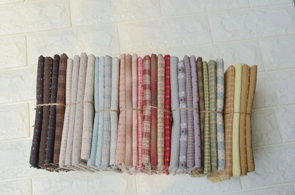 Первый краситель маленькая ткань группа каждая из 4 цветов каждый 1/4 м Лоскутные