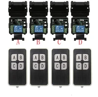 dc12v 24v 1ch 1 ch remote control light switch relay output radio receiver module transmitter garage door lampwindow