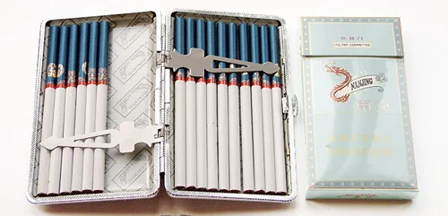 Женский Расширенный чехол для сигарет moon star Супер автоматический держатель